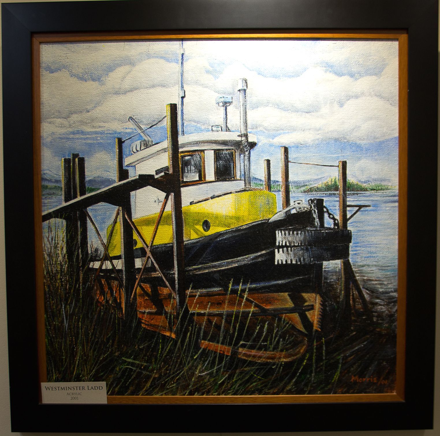 Tug Boat painting Jim Morris art