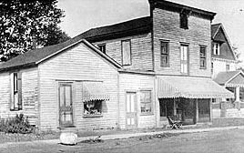 Old Photo Lane Funeral Homes Building