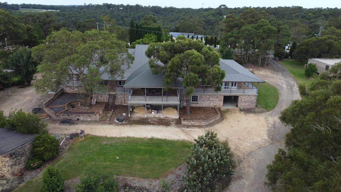 Aerial View Of Driveway Installation — Galleries in Dubbo, NSW