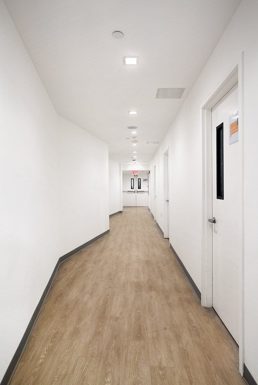 Hallway with Wooden Floor — Brooklyn, NY — Hub Home Improvements