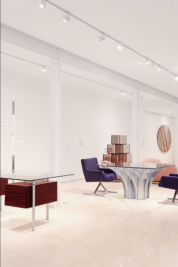 Purple Armchairs Inside the Art Gallery — Brooklyn, NY — Hub Home Improvements