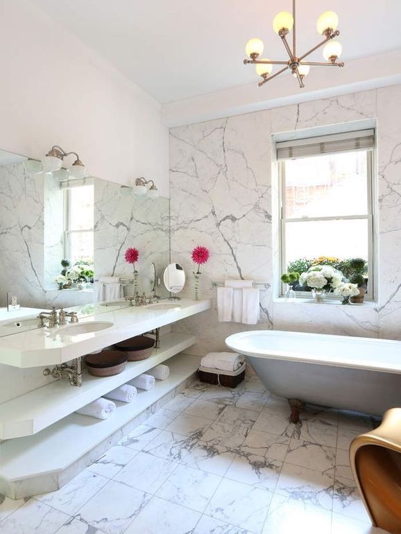 Bathroom with Towels — Brooklyn, NY — Hub Home Improvements