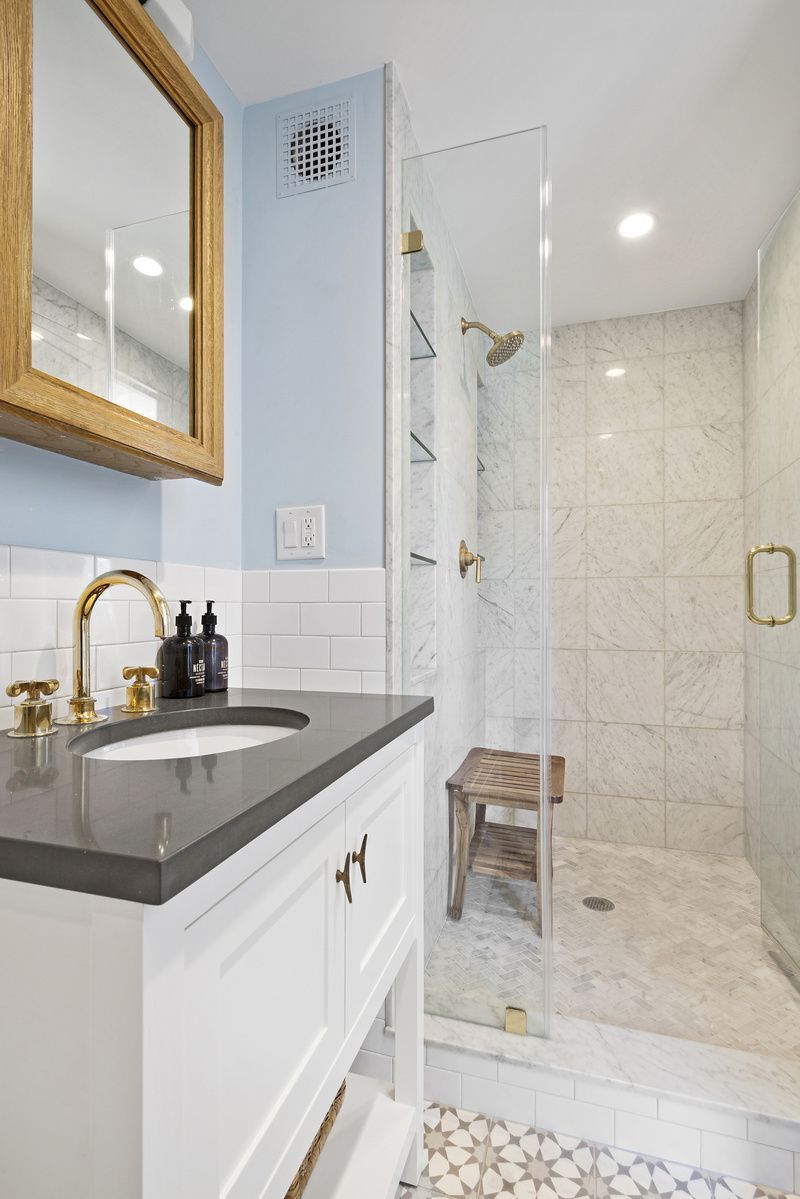 Bathroom with Shower Area — Brooklyn, NY — Hub Home Improvements