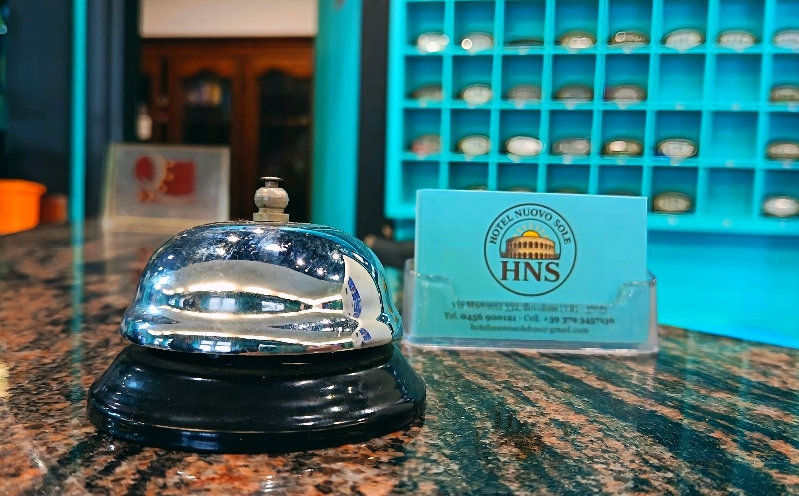 Interno dell'Hotel Nuovo Sole