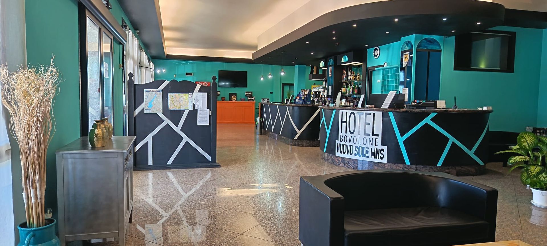 Interno dell'Hotel Nuovo Sole