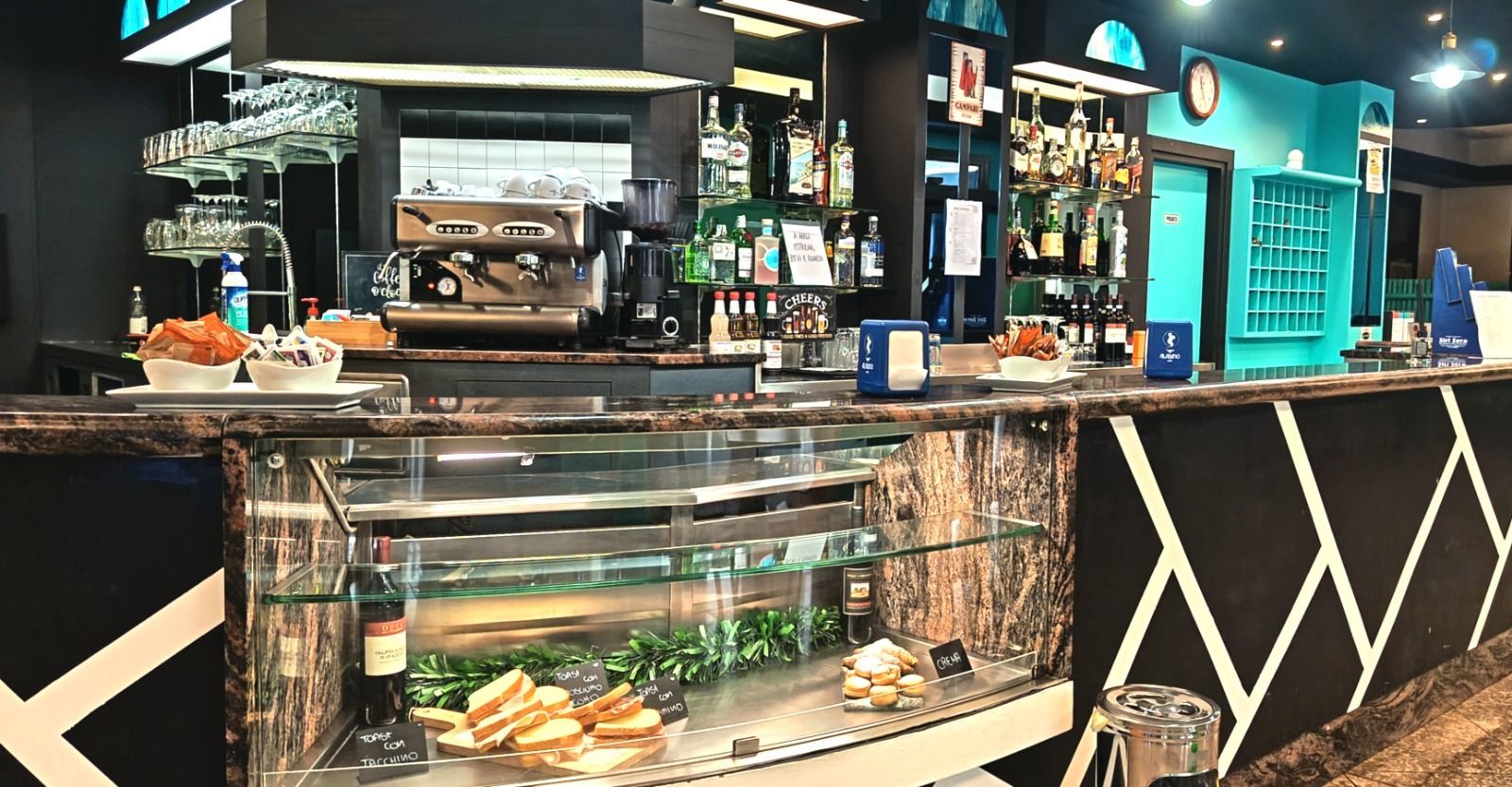 Interno dell'Hotel Nuovo Sole