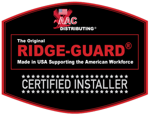 Ridge guard is a certified installer in the usa