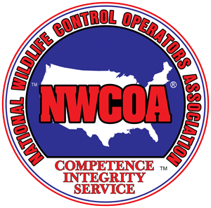 A logo for the national wildlife control operators association