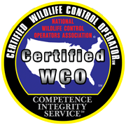 A sticker that says certified wco on it