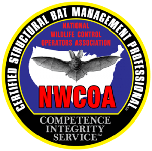 A logo for nwcoa which is a national wildlife control operators association