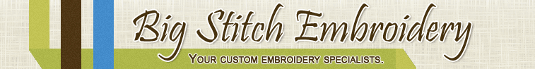 Big Stitch Embroidery