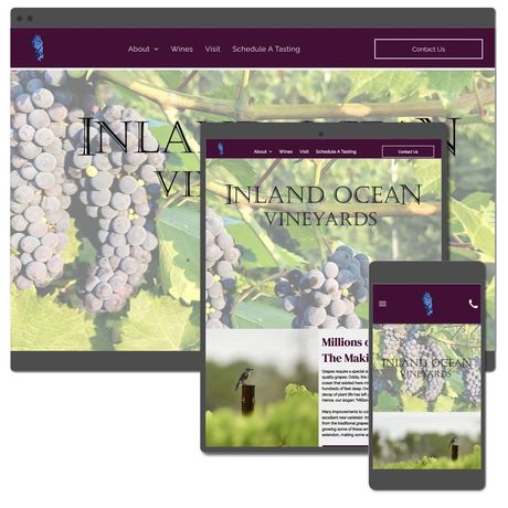 vineyard website design