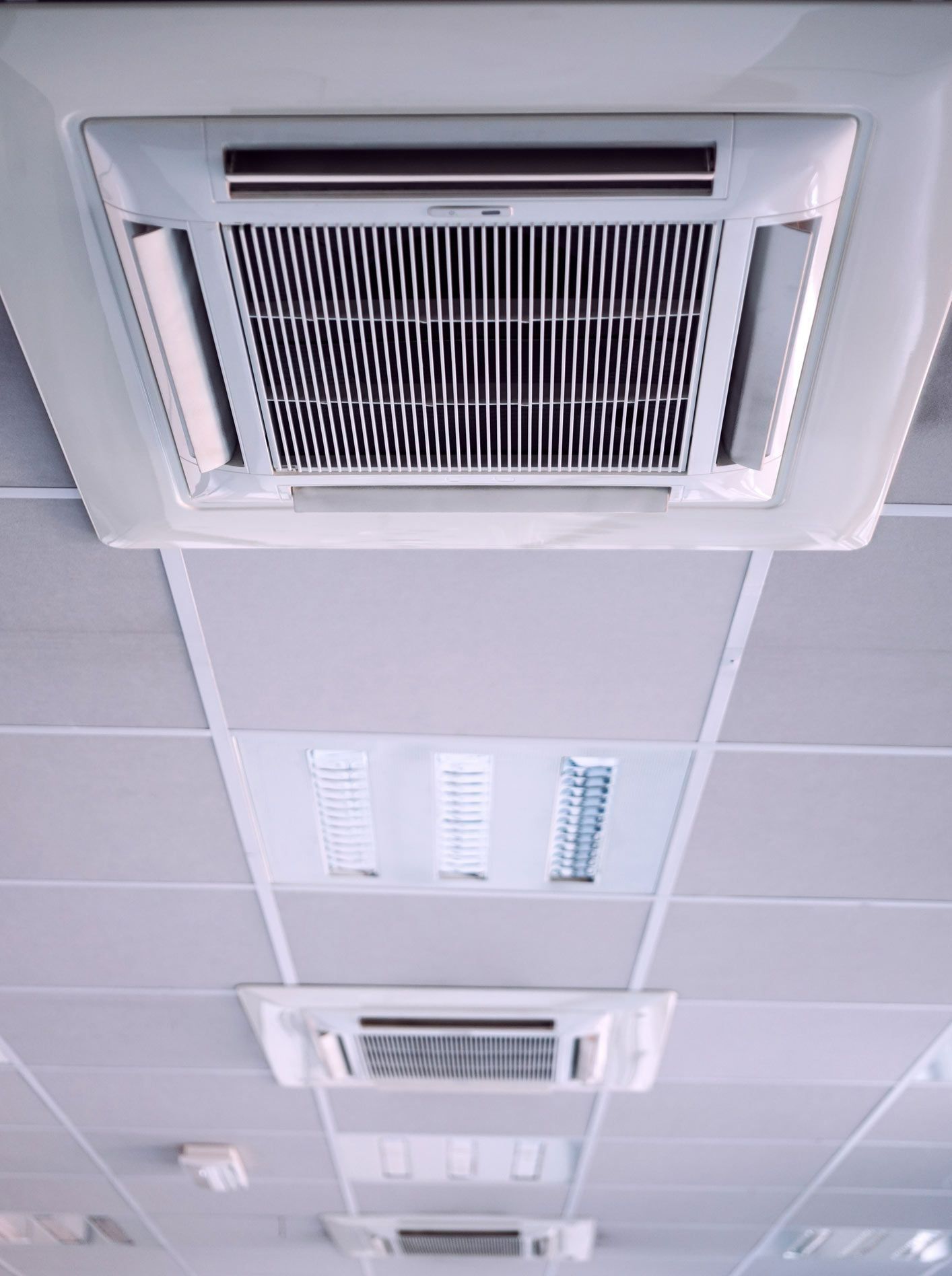 A Ceiling with A Lot of Air Conditioners on It | Carmel, IN | TechPro Mechanical