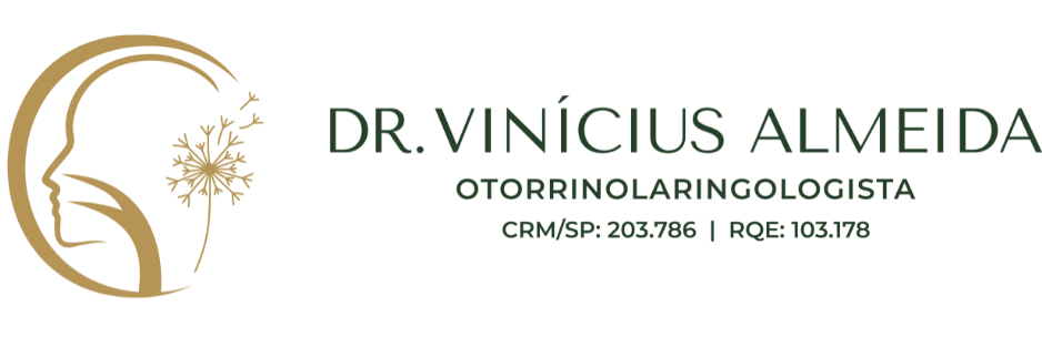 A logo for a doctor named dr. vinicius almeida