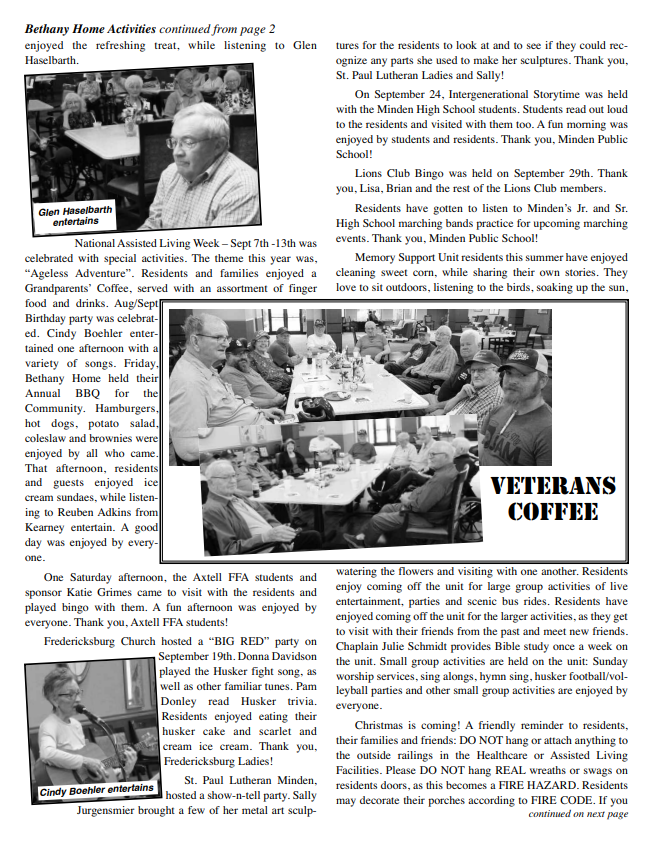 Bethany Home Messenger Page Four