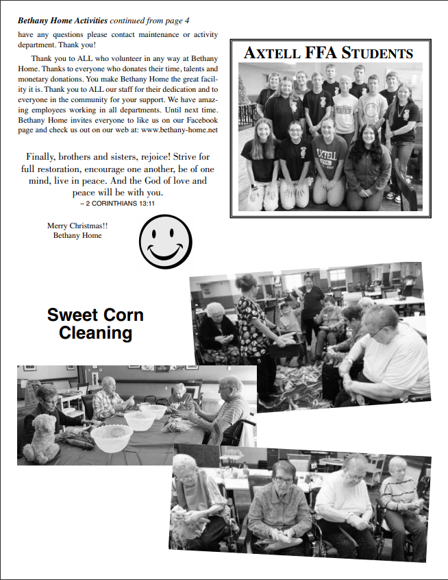 Bethany Home Messenger Page Five