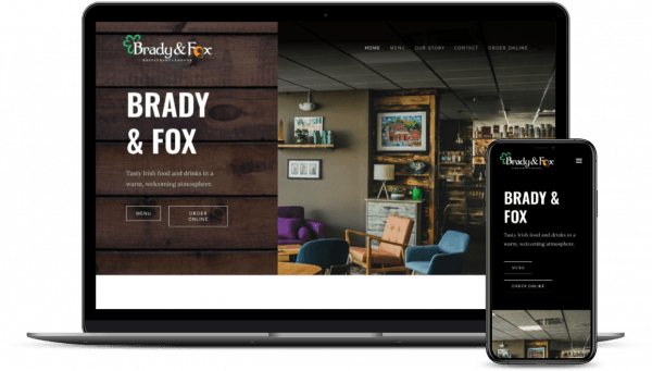 brady and fox web design