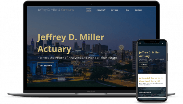 jeff miller actuary web design