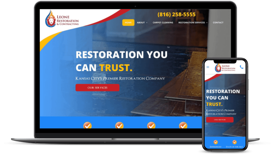 leone restoration web design