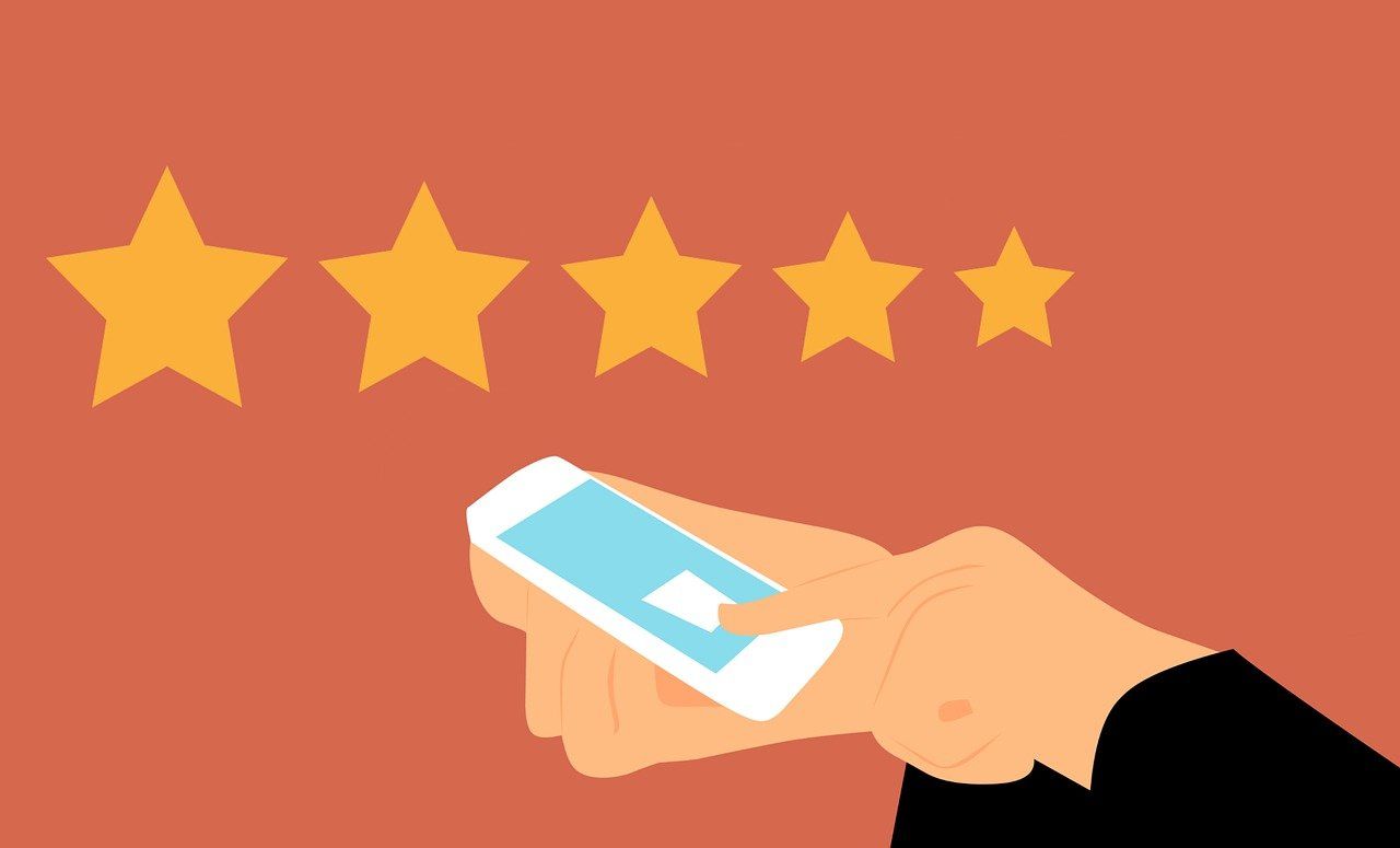 online reviews from smartphone