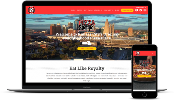 pizza shoppe web design