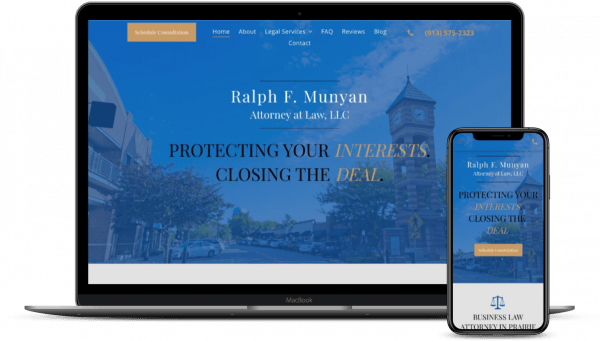 ralph munyan attorney web design