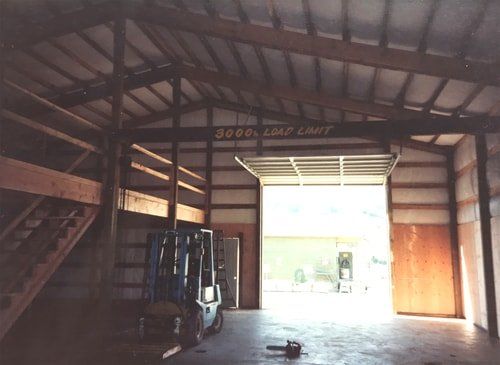 Metal Building Interior with Loft — Metal Building in Chehalis, WA
