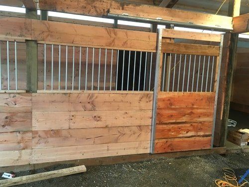 Custom Horse Stalls — Metal Building in Chehalis, WA