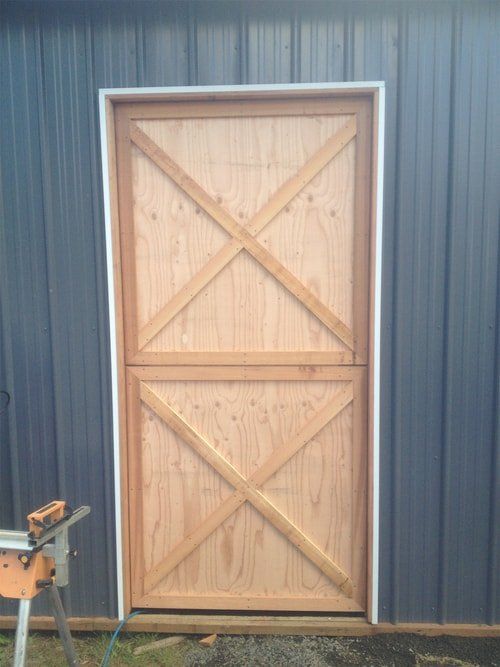 Wooden Dutch Door — Metal Building in Chehalis, WA
