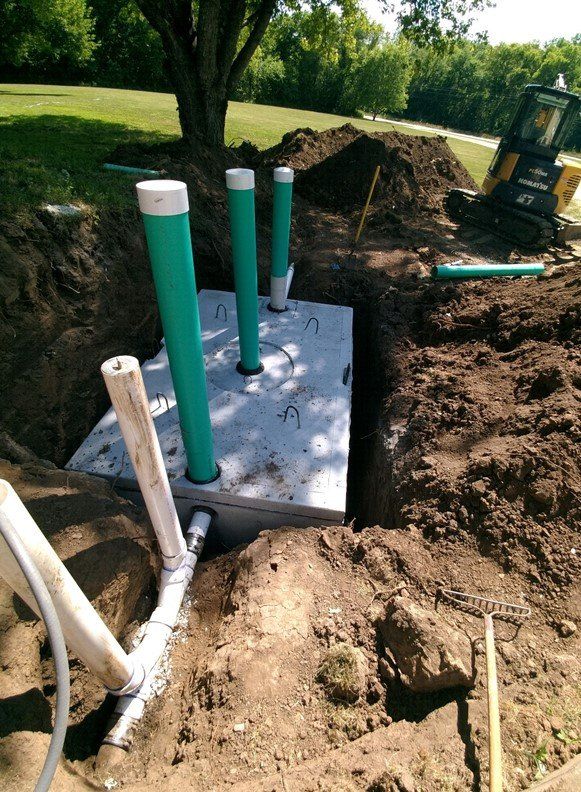 Old Septic Tank — Deerbourne, MO — Carl’s Septic Tank & Excavating