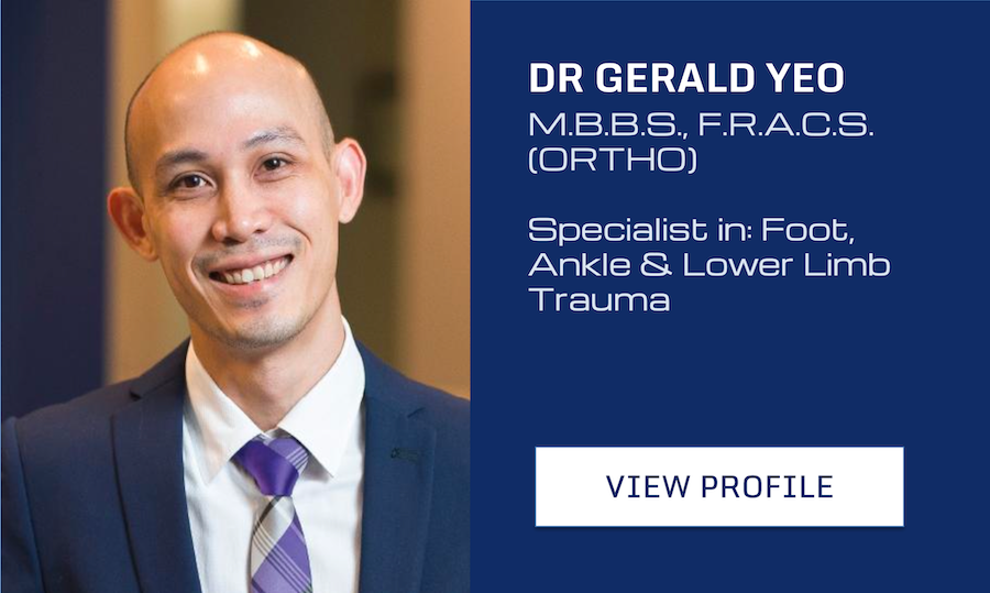 Dr Yeo - Specialist in: Foot and ankle surgery & lower limb trauma