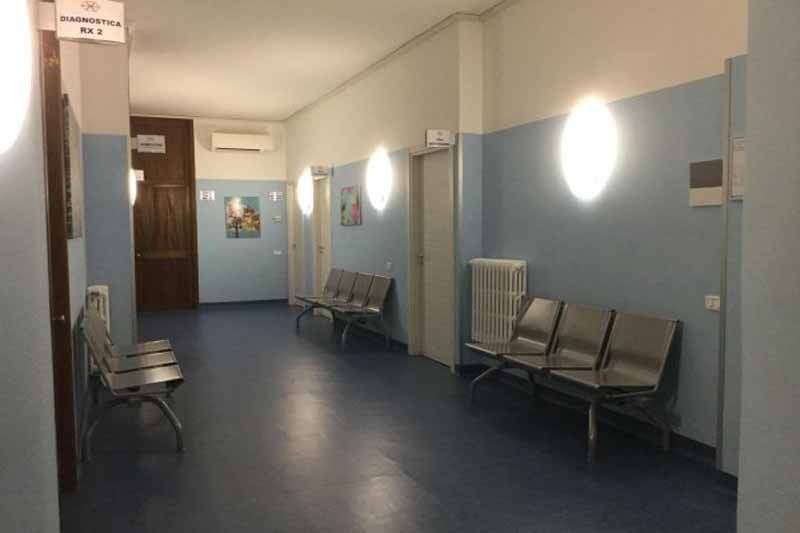 Sala d'attesa per visite radiologiche