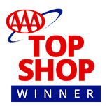 AAA TopShop Winner Logo | Stang Auto Tech
