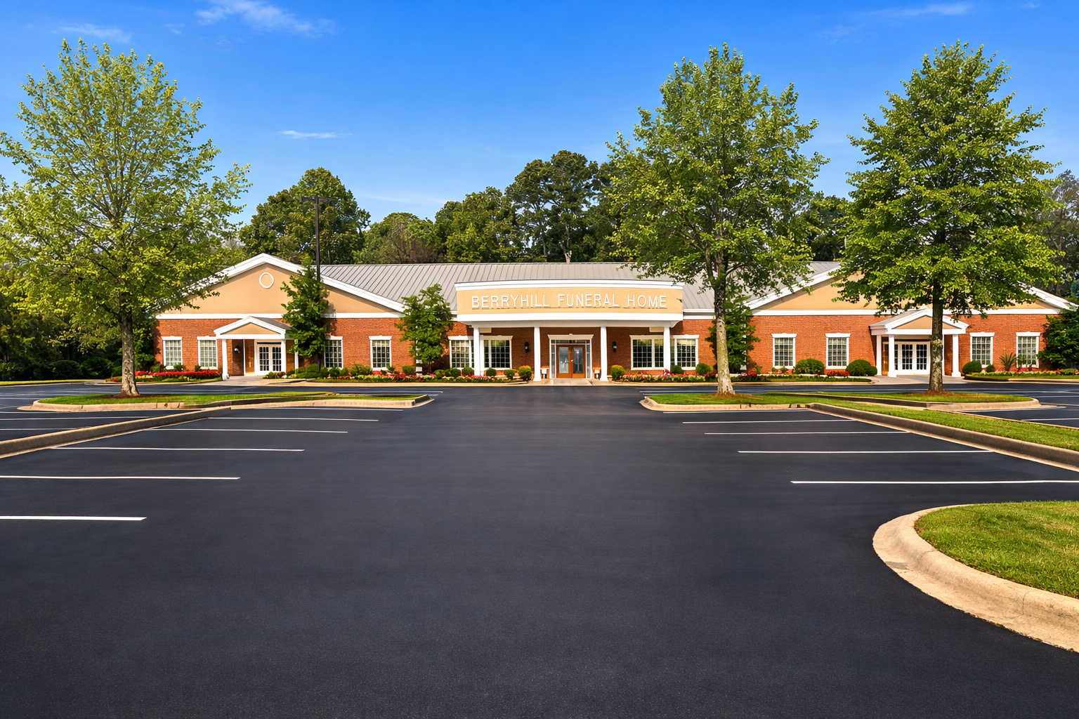 A group of people are posing for a picture together and smiling.