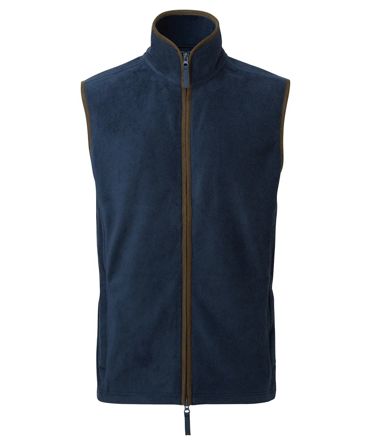 The Hidden Frame Men's Gilet Navy/Brown