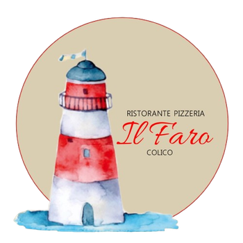 A logo for ristorante pizzeria il faro