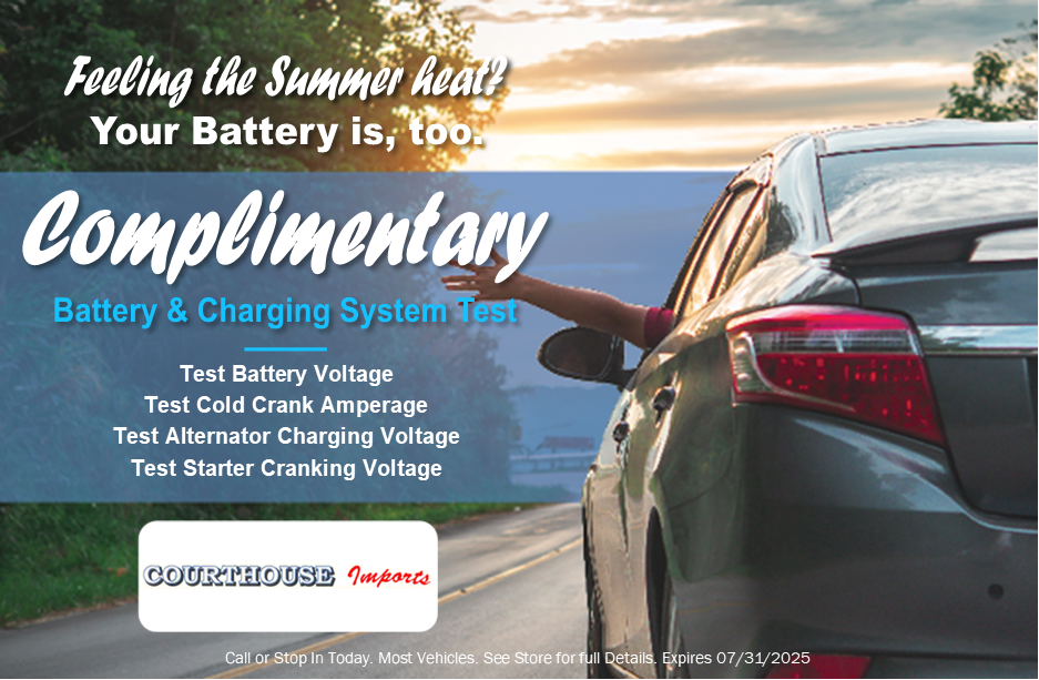 Battery and Charging System Test | Courthouse Imports