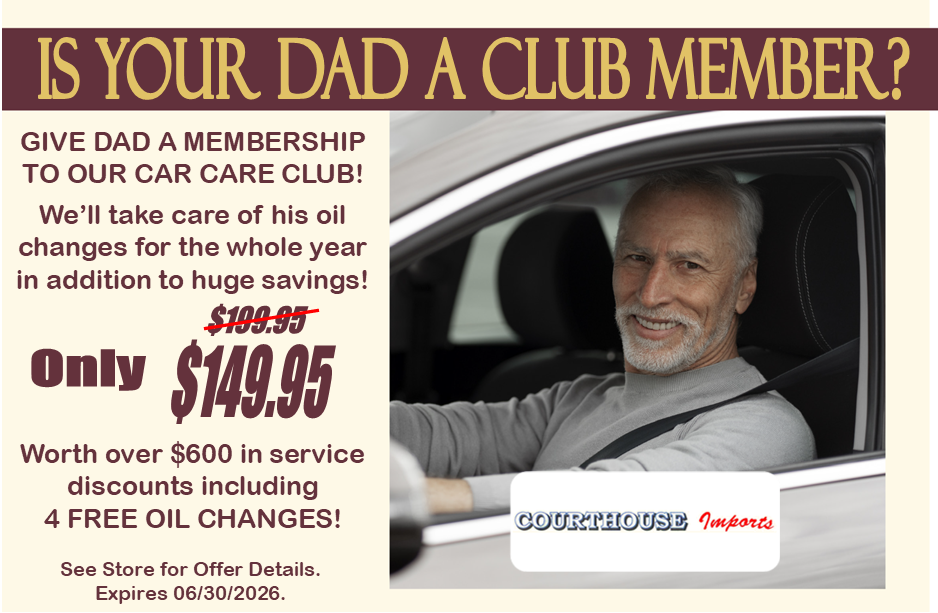 Free Car Care Club Membership | Courthouse Imports