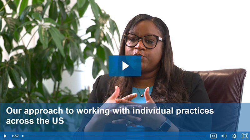 working with a individual practices across the US