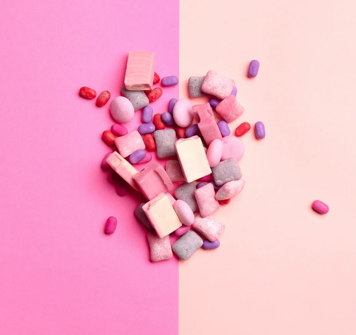 Natürlicher Kaugummigeschmack