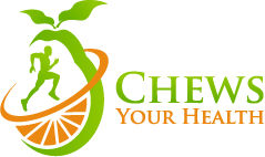 Chews Your Health Logo. Amanda Lucas, Women's & Family Health Consultant.