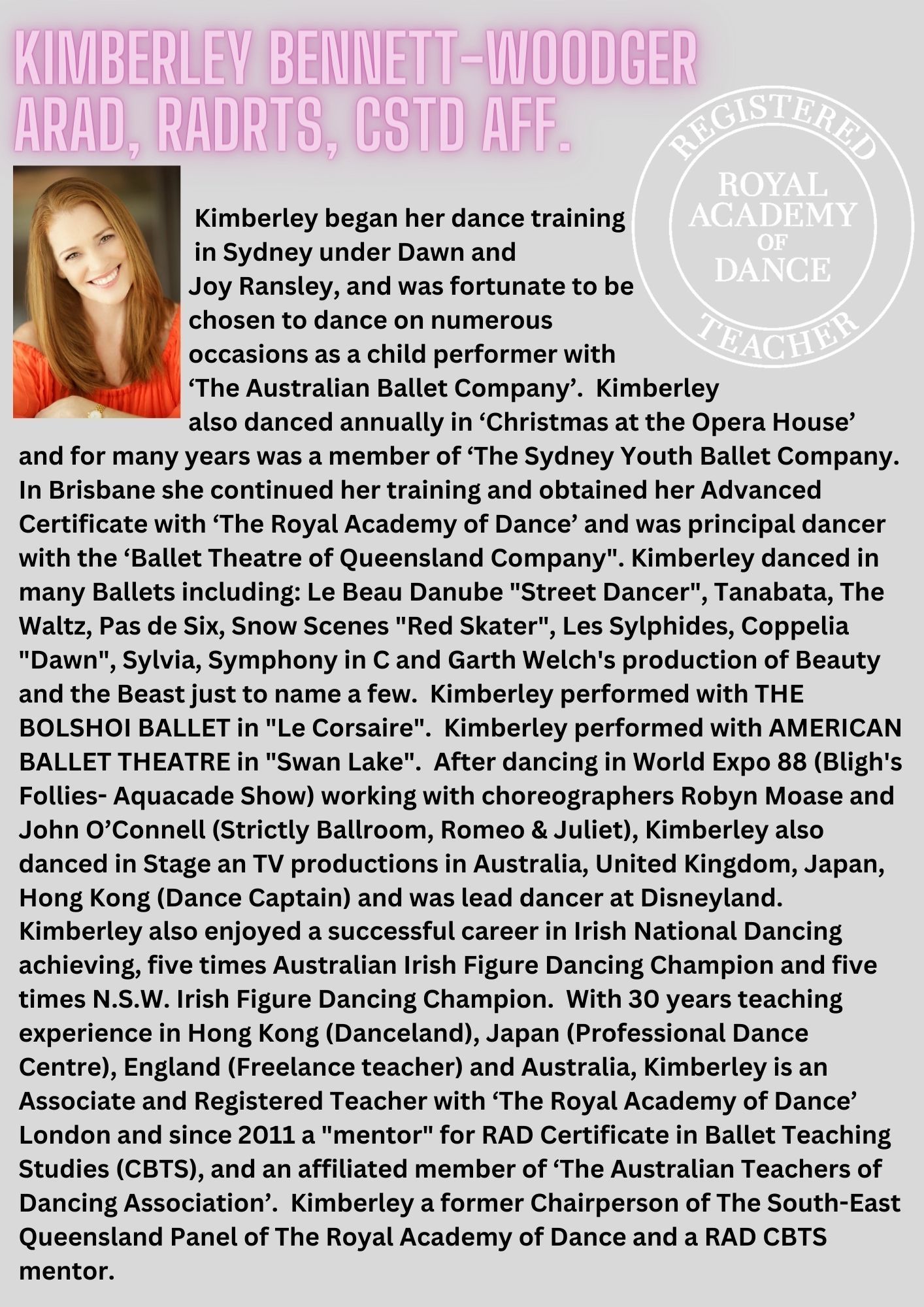 Kimberley Bennett-Woodger