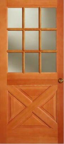 Entry Doors 9 — Door with Glass Design in Nashville, TN