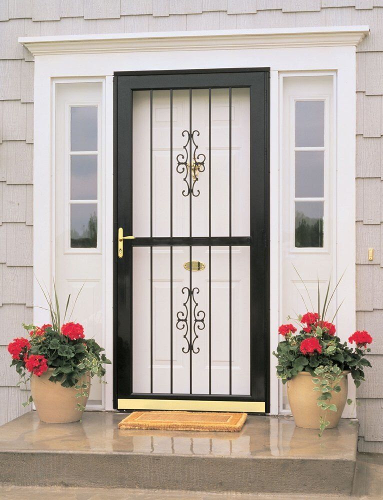Black and Elegant Security Door in Nashville, TN