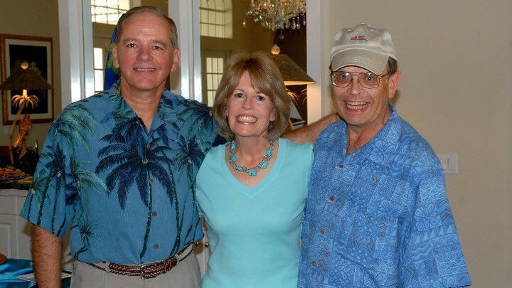 Davees House Founders Lin and Ron Wilensky with Brother Dave
