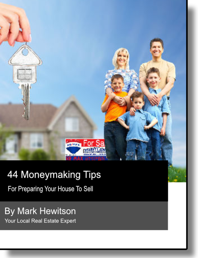 A book titled 44 moneymaking tips for preparing your house to sell