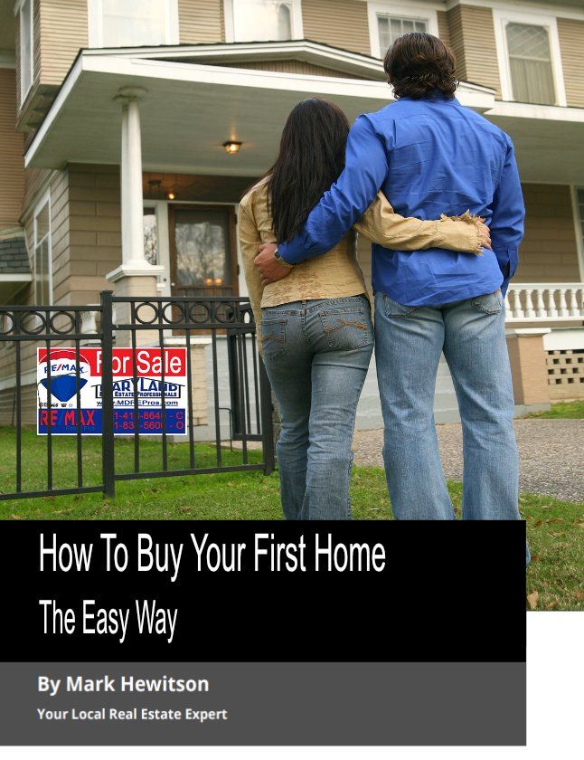 A book titled how to buy your first home the easy way