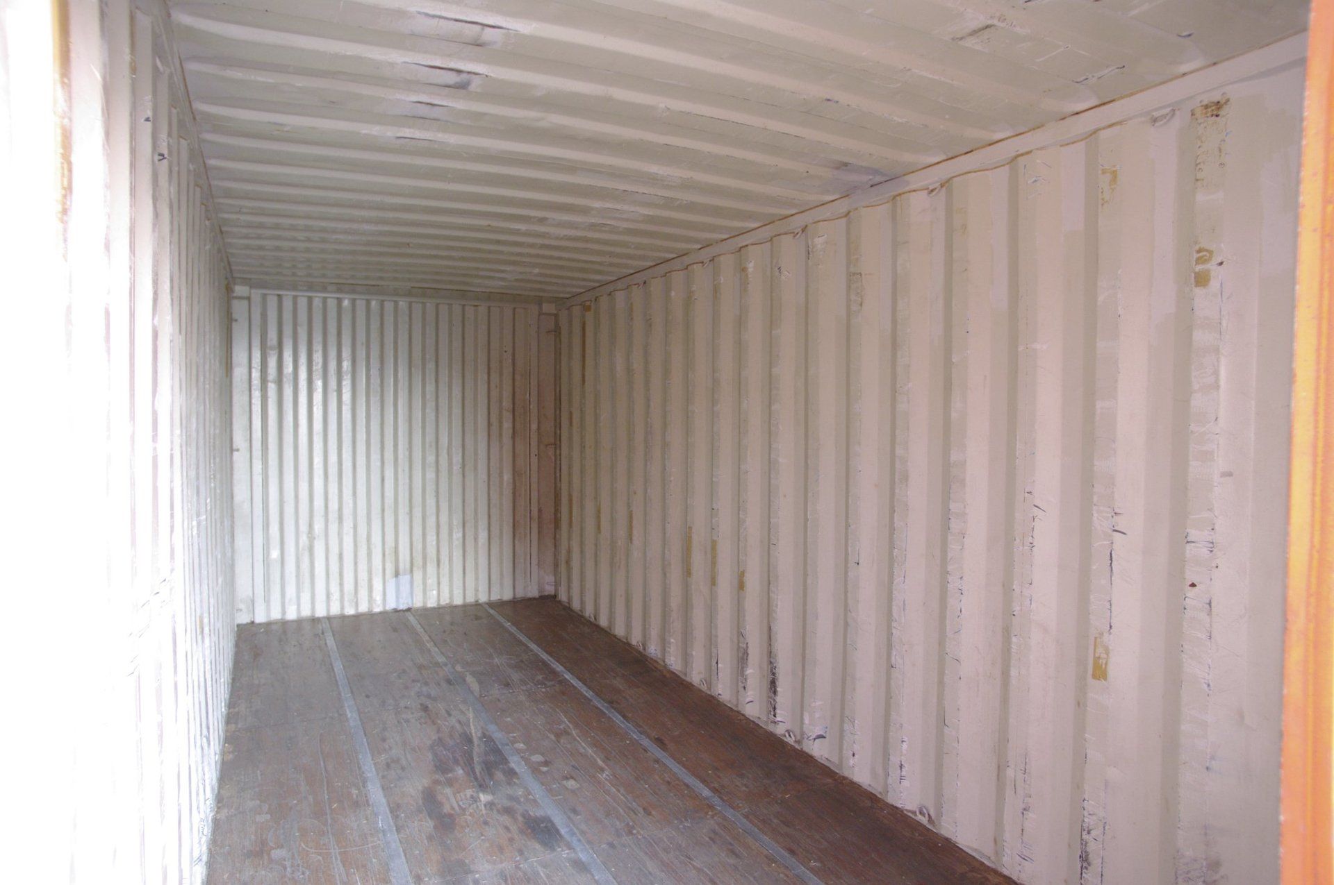 inside the storage container