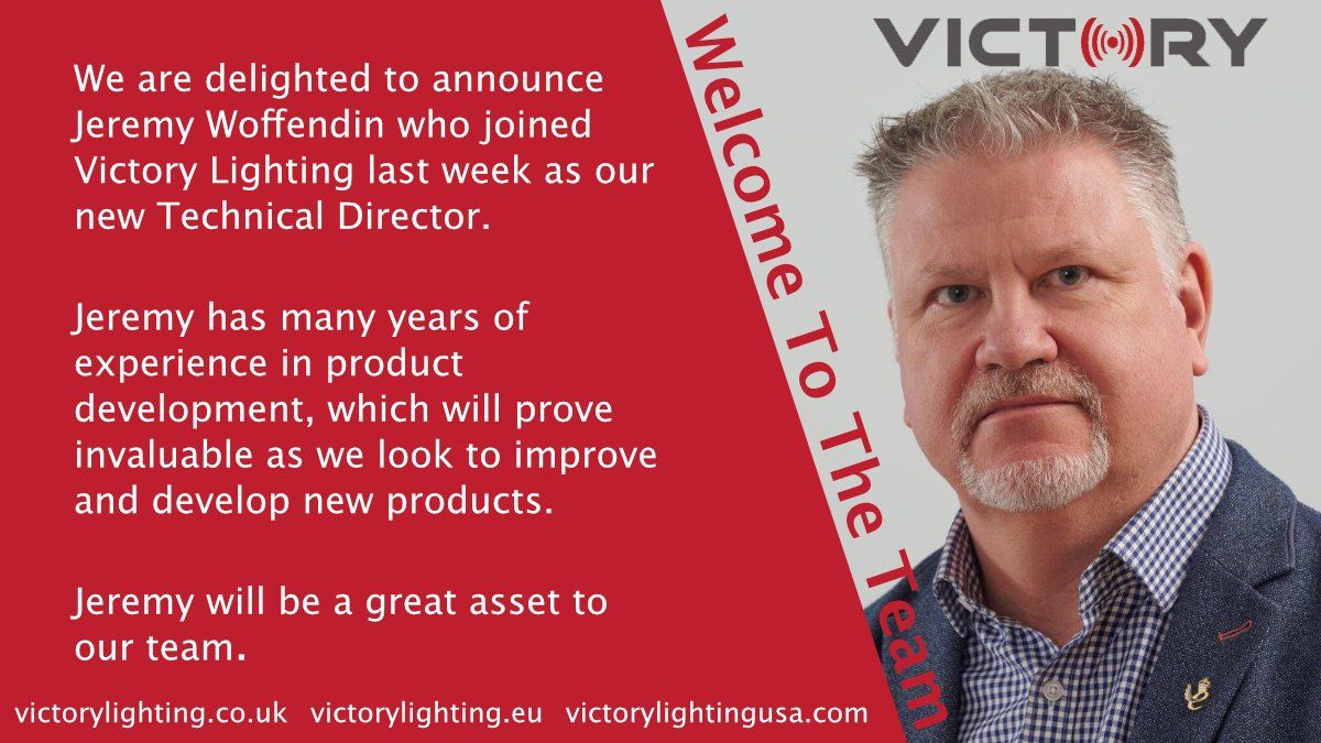 Victory Lighting Welcome Jeremy Woffendin