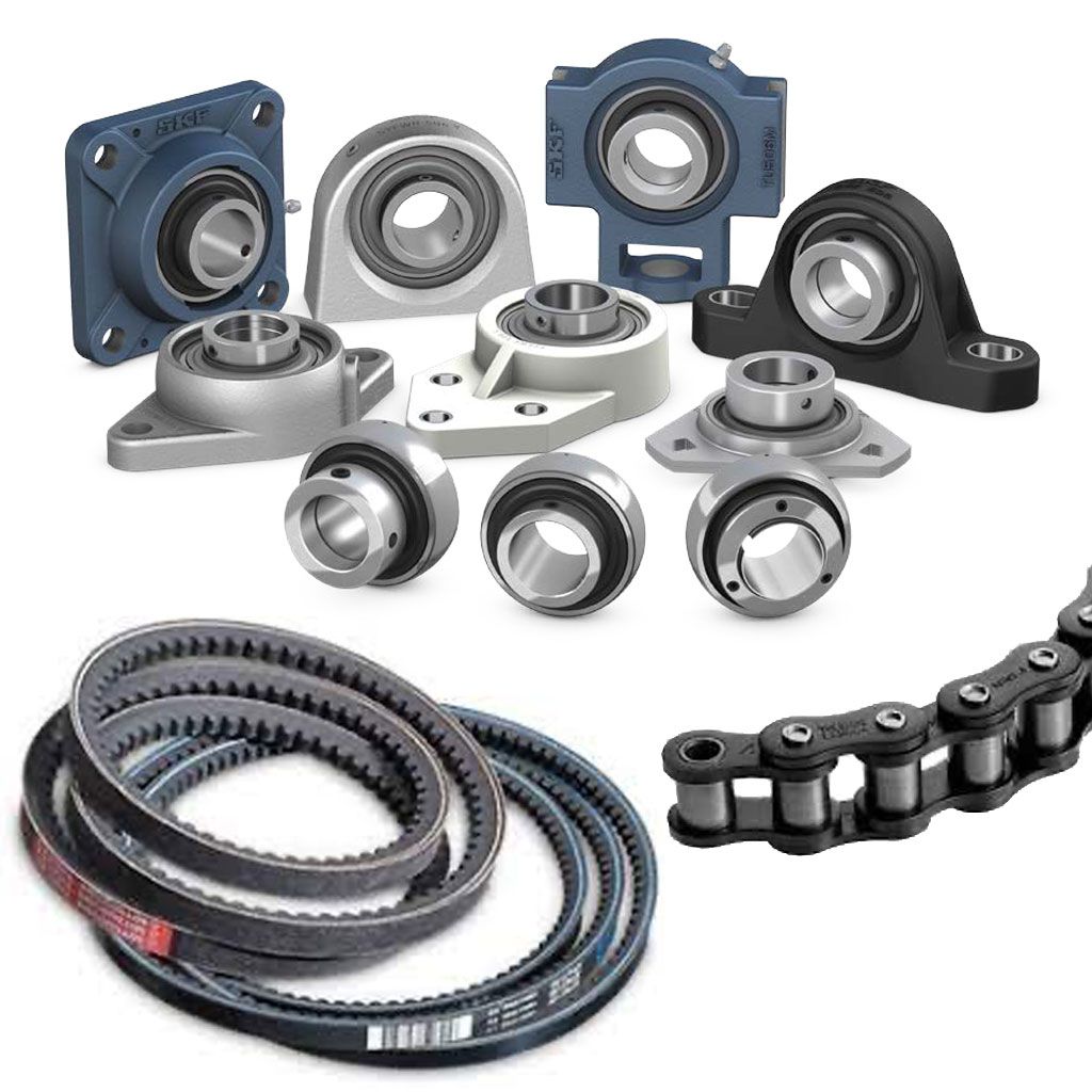 vessel supplies v-snaren, getande riemen, lagers aandrijf kettingen